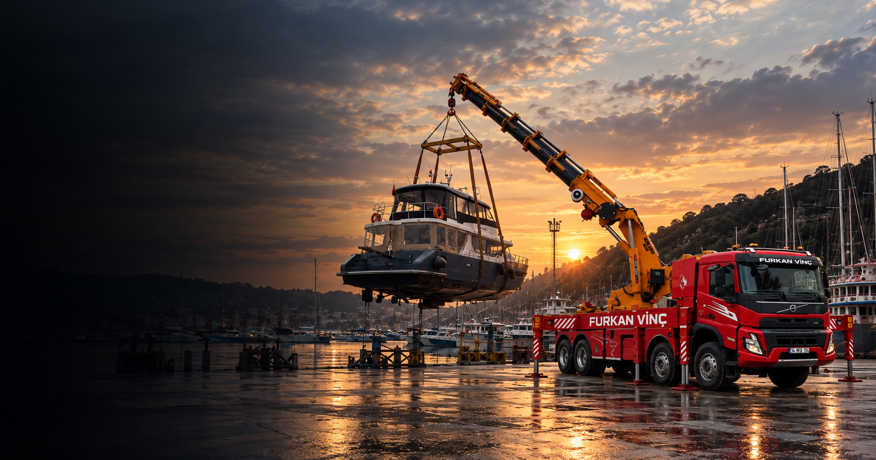 İstanbul'da profesyonel vinç kiralama hizmeti
